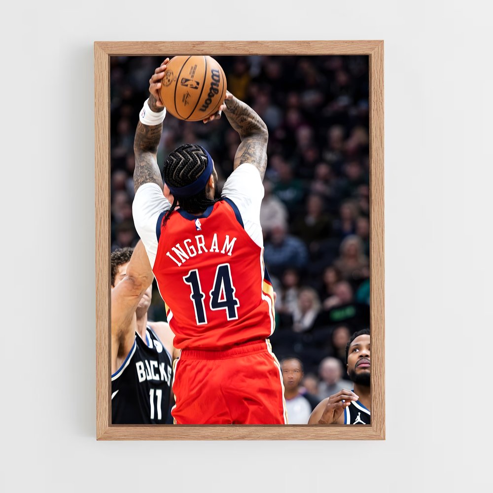 Poster Brandon de ingram – affiche Basketball (vue 4)